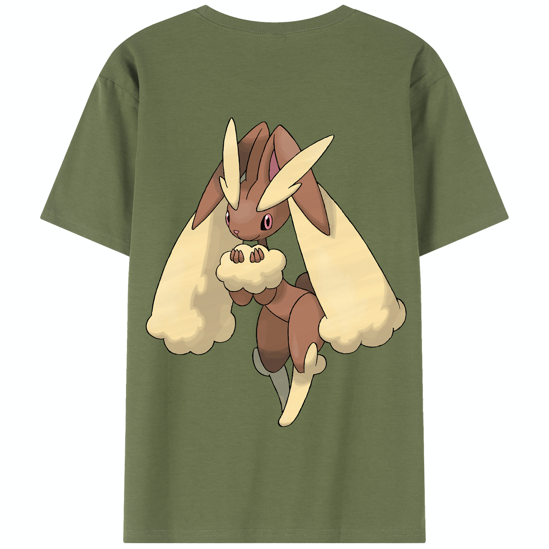 （画像用） ポケットモンスター Pokémon 綿100％半袖Tシャツ（背面プリント）